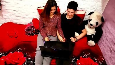 We watched a romantic video on netflix and we fell in enjoy having sex in your bed