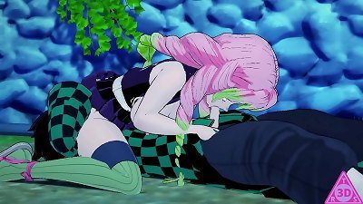 Tanjiro Mitsuri kimetsu no yaiba anime videos have hook-up oral pleasure handjob ultra-kinky and cum-shot gameplay porn uncensored... Thereal3dstories..3