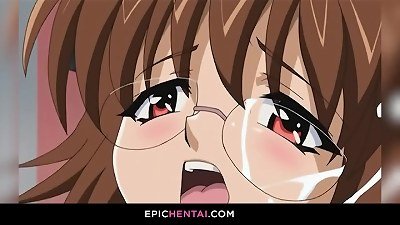 hentai porno - trampy stepmom and daughter drill