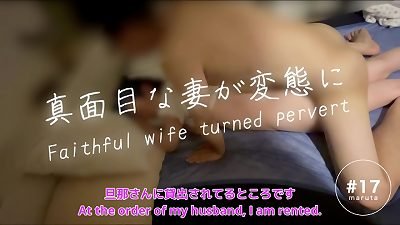 [Japanese wifey cuckold and have sex]&rdquo;I'll showcase you this flick to your husband&rdquo;Woman who becomes a weirdo