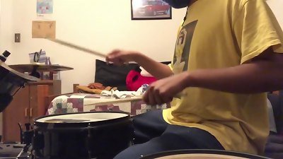 parents screaming in other room/playing drums 61