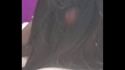hottest doggie-style parent plow display & glutes & handjob by dark-hued chick