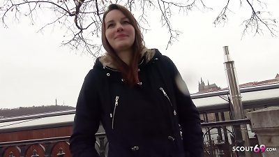 GERMAN SCOUT - super-cute inborn teenage ELENA cheating ravage AT MODEL audition