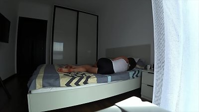 Real Cheating. wife fucks Her Neighbor On A Family Bed. My spouse Is Not At Home