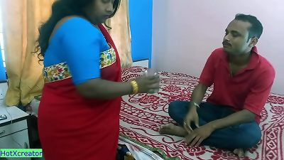 Indian bengali bhabhi call her xxx lovemaking acquaintance while husband at office!! steaming dirty audio