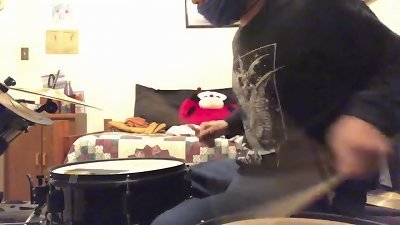 parents moaning in other room/playing drums 62