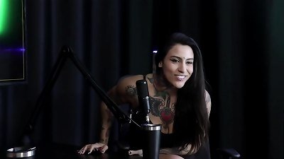 super-fucking-hot doll demonstrates her bellowing after telling that if she doesn't know how to use a dick, she should know how to use her tongue and fingers, and when she went to London... - Lexi Mallet (SHEER/RED)